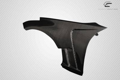 Carbon Creations - Fits Nissan 350Z AMS GT2 Carbon Fiber Body Kit- Front Fenders 116221 - Image 7