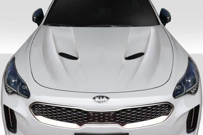 Duraflex - Kia Stinger 4DR Executive Duraflex Body Kit- Hood 116725 - Image 1