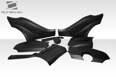 Duraflex - Subaru WRX VRS Duraflex 9 pcs Rear Fender Flares 116964 - Image 3