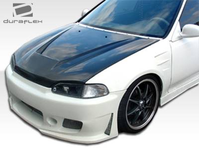 Duraflex - Honda Civic 2DR & 4DR Duraflex B-2 Body Kit - 4 Piece - 105614 - Image 4