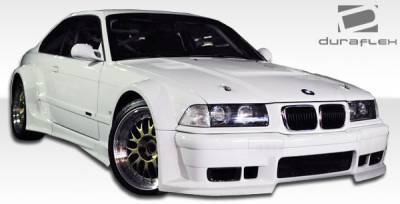 Duraflex - BMW 3 Series 2DR Duraflex GT500 Wide Body Body Kit - 8 Piece - 105468 - Image 2