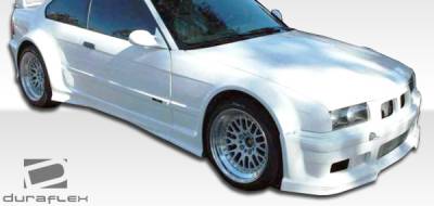 Duraflex - BMW 3 Series 2DR Duraflex GT500 Wide Body Body Kit - 8 Piece - 105468 - Image 3