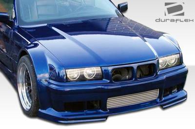 Duraflex - BMW 3 Series 2DR Duraflex GT500 Wide Body Body Kit - 8 Piece - 105468 - Image 5