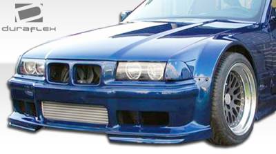 Duraflex - BMW 3 Series 2DR Duraflex GT500 Wide Body Body Kit - 8 Piece - 105468 - Image 6