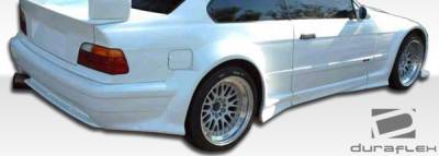 Duraflex - BMW 3 Series 2DR Duraflex GT500 Wide Body Body Kit - 8 Piece - 105468 - Image 12