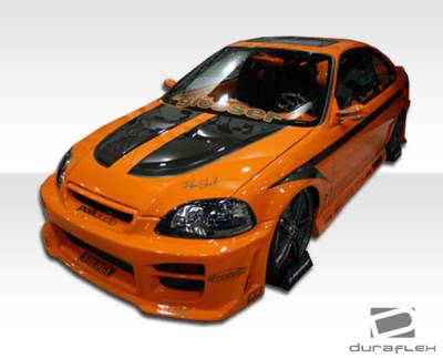 Duraflex - Honda Civic 2DR Duraflex R34 Body Kit - 4 Piece - 110465 - Image 9