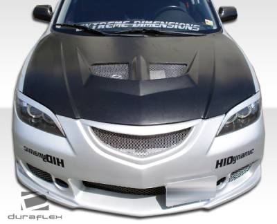 Duraflex - Mazda 3 4DR Duraflex B-2 Front Bumper Cover - 1 Piece - 100562 - Image 5