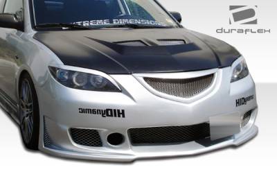 Duraflex - Mazda 3 4DR Duraflex B-2 Front Bumper Cover - 1 Piece - 100562 - Image 6