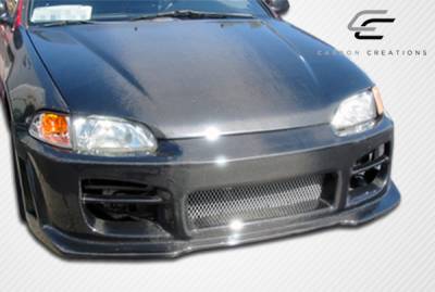 Carbon Creations - Honda Civic 2DR & 3DR Carbon Creations OEM Hood - 1 Piece - 101091 - Image 3