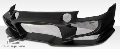 Duraflex - Honda Del Sol Duraflex Aggressive Front Bumper Cover - 1 Piece - 101244 - Image 3