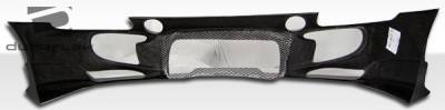 Duraflex - Honda Del Sol Duraflex Aggressive Front Bumper Cover - 1 Piece - 101244 - Image 9