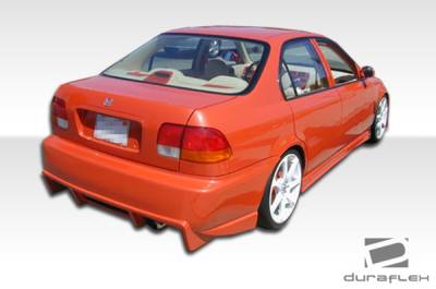 Duraflex - Honda Civic 4DR Duraflex R34 Body Kit - 4 Piece - 110466 - Image 9