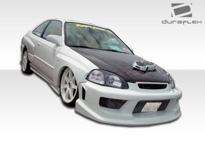 Duraflex - Honda Civic 4DR Duraflex R34 Body Kit - 4 Piece - 110466 - Image 10