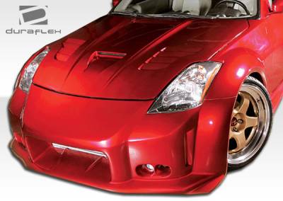 Duraflex - Nissan 350Z Duraflex Vader 3 Wide Body Front Bumper Cover - 1 Piece - 102263 - Image 9