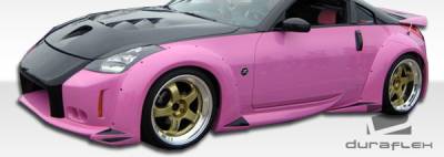 Duraflex - Nissan 350Z Duraflex Vader 3 Wide Body Body Kit - 9 Piece - 108084 - Image 7