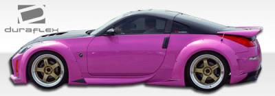 Duraflex - Nissan 350Z Duraflex Vader 3 Wide Body Rear Fender Flares - 2 Piece - 102267 - Image 5