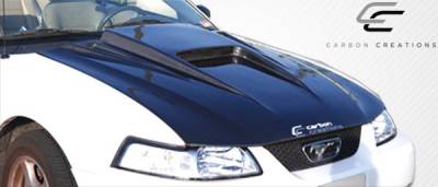 Carbon Creations - Ford Mustang Carbon Creations Spyder 3 Hood - 1 Piece - 102722 - Image 3