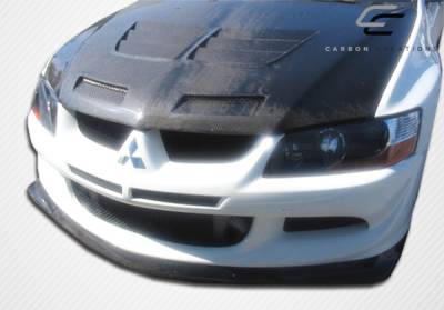 Carbon Creations - Mitsubishi Lancer Carbon Creations Demon Front Lip Under Spoiler Air Dam - 1 Piece - 102781 - Image 2