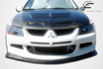 Carbon Creations - Mitsubishi Lancer Carbon Creations Demon Front Lip Under Spoiler Air Dam - 1 Piece - 102781 - Image 3