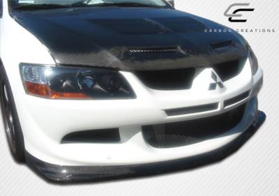 Carbon Creations - Mitsubishi Lancer Carbon Creations Demon Front Lip Under Spoiler Air Dam - 1 Piece - 102781 - Image 4