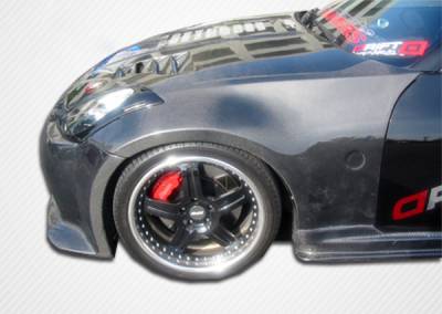 Carbon Creations - Nissan 350Z Carbon Creations OEM Fenders - 2 Piece - 102858 - Image 1