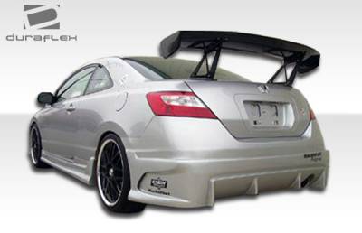 Duraflex - Honda Civic 2DR Duraflex Raven Body Kit - 4 Piece - 111228 - Image 5