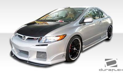 Duraflex - Honda Civic 2DR Duraflex Raven Body Kit - 4 Piece - 111228 - Image 6