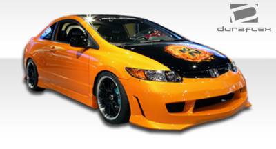 Duraflex - Honda Civic 2DR Duraflex Type M Side Skirts Rocker Panels - 2 Piece - 103337 - Image 3