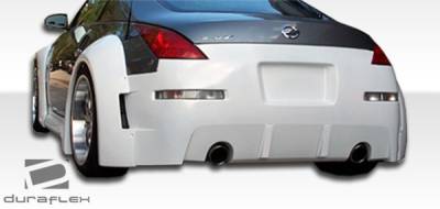 Duraflex - Nissan 350Z Duraflex B-2 Wide Body Rear Fender Flares - 2 Piece - 103350 - Image 6