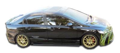 Honda Civic 4DR Duraflex B-2 Side Skirts Rocker Panels - 2 Piece - 103519