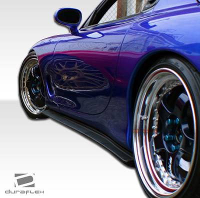 Duraflex - Mazda RX-7 Duraflex Type F Side Skirts Rocker Panels - 2 Piece - 103574 - Image 2