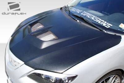 Duraflex - Mazda 3 4DR Duraflex Evo Hood - 1 Piece - 104158 - Image 5