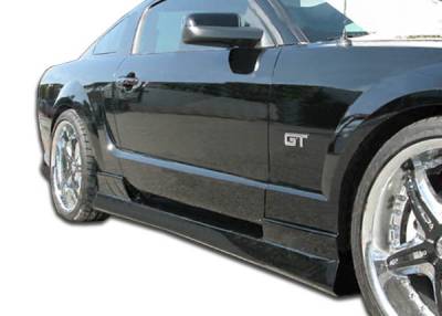 Duraflex - Ford Mustang Duraflex Stallion Side Skirts Rocker Panels - 2 Piece - 104297 - Image 1