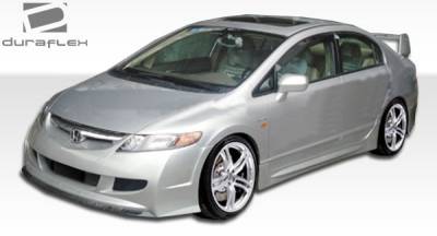 Duraflex - Honda Civic 4DR Duraflex R-Spec Body Kit - 4 Piece - 104538 - Image 2