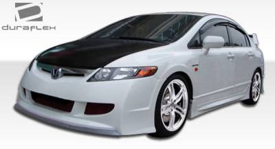 Duraflex - Honda Civic 4DR Duraflex R-Spec Body Kit - 4 Piece - 104538 - Image 3