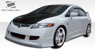 Duraflex - Honda Civic 4DR Duraflex R-Spec Body Kit - 5 Piece - 104539 - Image 2