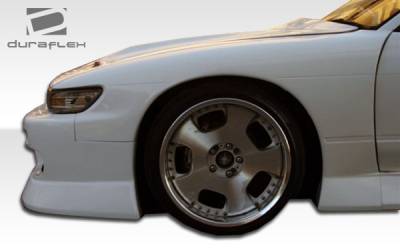 Duraflex - Nissan S13 Duraflex B-Sport Wide Body Front Fenders - 2 Piece - 104621 - Image 3