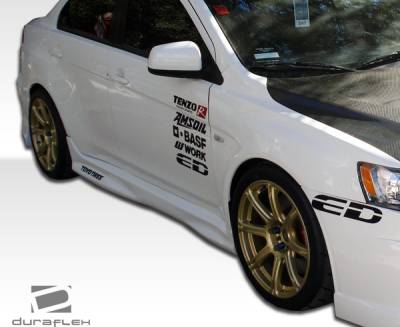 Duraflex - Mitsubishi Lancer Duraflex GT Concept Side Skirts Rocker Panels - 2 Piece - 104639 - Image 3