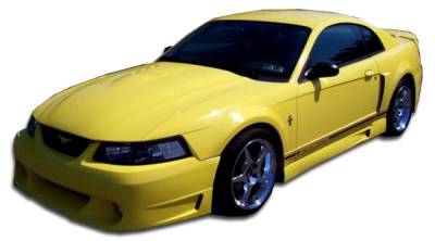 Duraflex - Ford Mustang Duraflex CVX Side Skirts Rocker Panels - 2 Piece - 104839 - Image 1