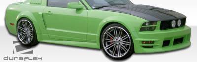 Duraflex - Ford Mustang Duraflex GT500 Wide Body Side Skirts Rocker Panels - 2 Piece - 104912 - Image 5