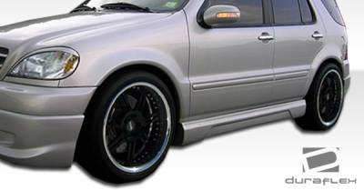 Duraflex - Mercedes-Benz ML Duraflex W-1 Fender Flares - 4 Piece - 105080 - Image 2