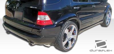 Duraflex - Mercedes-Benz ML Duraflex W-1 Fender Flares - 4 Piece - 105080 - Image 4