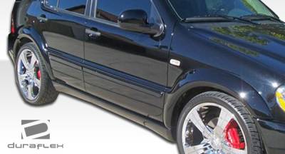 Duraflex - Mercedes-Benz ML Duraflex W-1 Fender Flares - 4 Piece - 105080 - Image 5