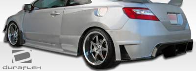 Duraflex - Honda Civic 2DR Duraflex GT500 Wide Body Body Kit - 8 Piece - 105297 - Image 2