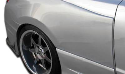 Duraflex - Honda Civic 2DR Duraflex GT500 Wide Body Rear Fender Flares - 2 Piece - 105249 - Image 1