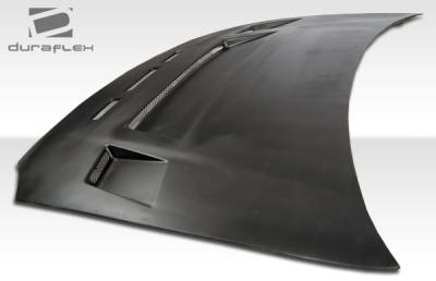 Duraflex - Honda Del Sol Duraflex Predator Hood - 1 Piece - 105551 - Image 7