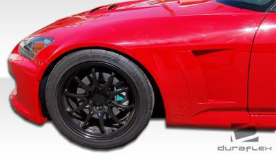 Duraflex - Honda S2000 Duraflex A-Sport Front Fenders - 6 Piece - 105921 - Image 5