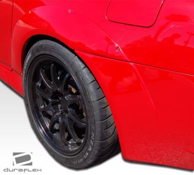 Duraflex - Honda S2000 Duraflex A-Sport Rear Fender Flares - 4 Piece - 105922 - Image 2