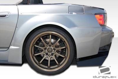 Duraflex - Honda S2000 Duraflex AM-S Wide Body Rear Fender Flares - 2 Piece - 106027 - Image 2