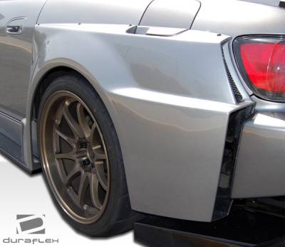 Duraflex - Honda S2000 Duraflex AM-S Wide Body Rear Fender Flares - 2 Piece - 106027 - Image 6